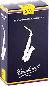 Vandoren Traditional Alto Saxophone 2.5 Reed